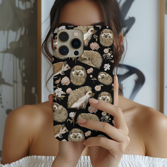 Cute Hedgehog Tough Phone Case