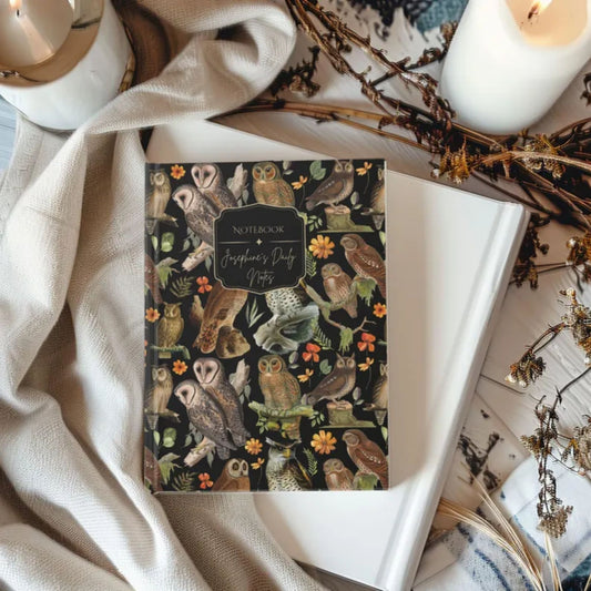Vintage Barn Owl Journal