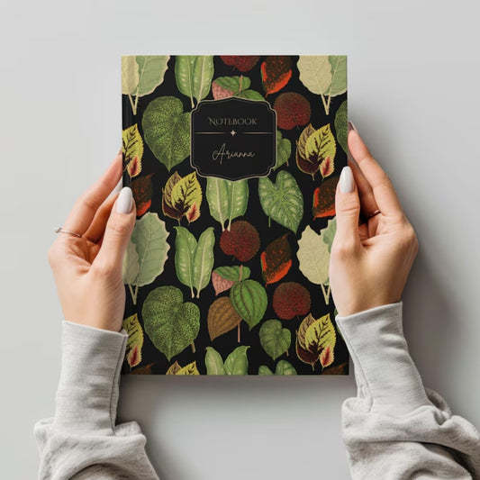 Botanical Leaves Hardcover Journal