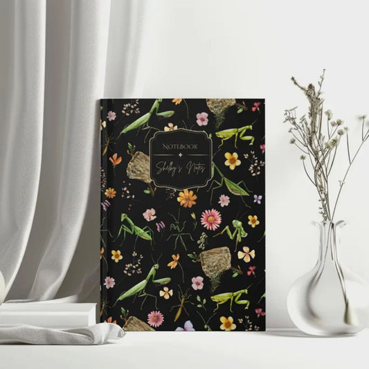 Praying Mantis Lifecycle Hardcover Journal