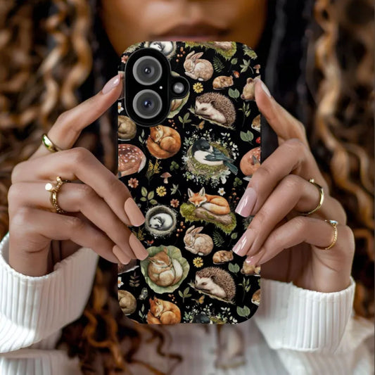 Woodland Sleeping Animals Phone Case