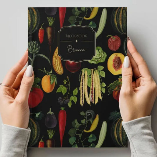 Gardening Vintage Vegetable Personalized Journal