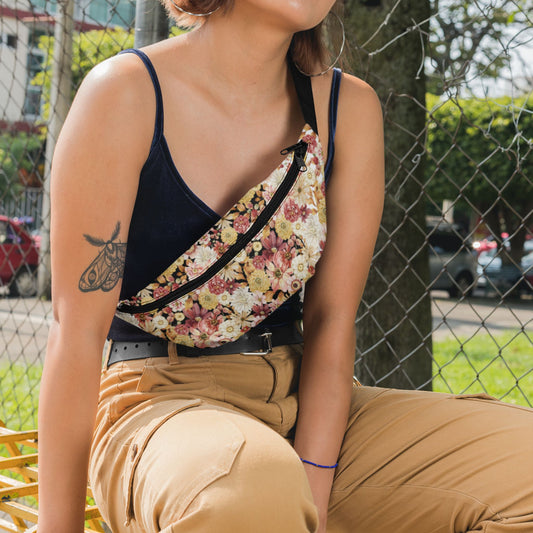 Autumn Floral Cottagecore Fanny Pack