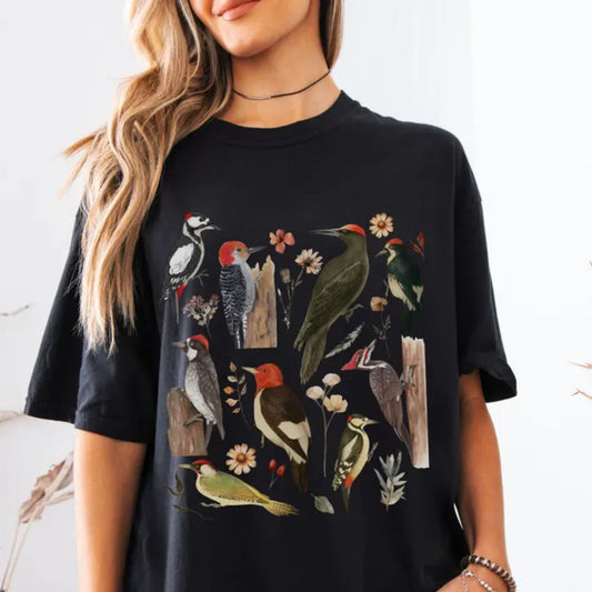 Vintage Woodpecker T-Shirt