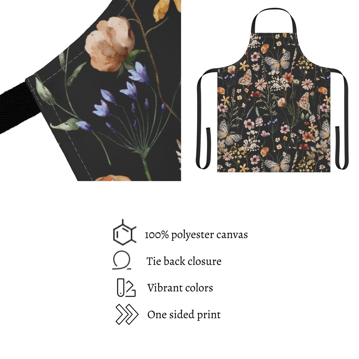 Delicate Wildflower Apron
