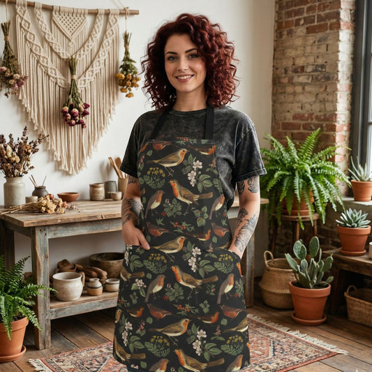 American Robin Birds Apron