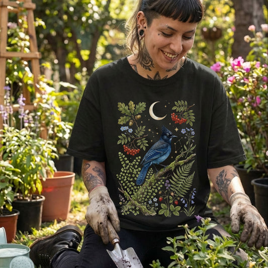 Celestial Stellers Jay Bluejay T-Shirt