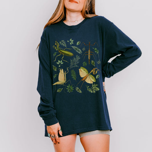 Praying Mantis Long Sleeve Tee
