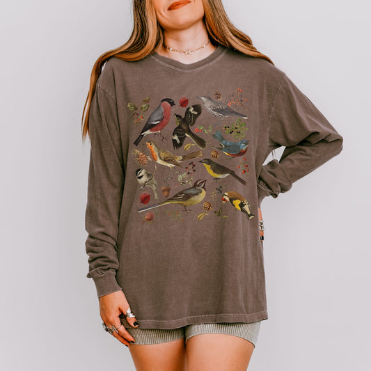 Forest Birds Long Sleeve Tee