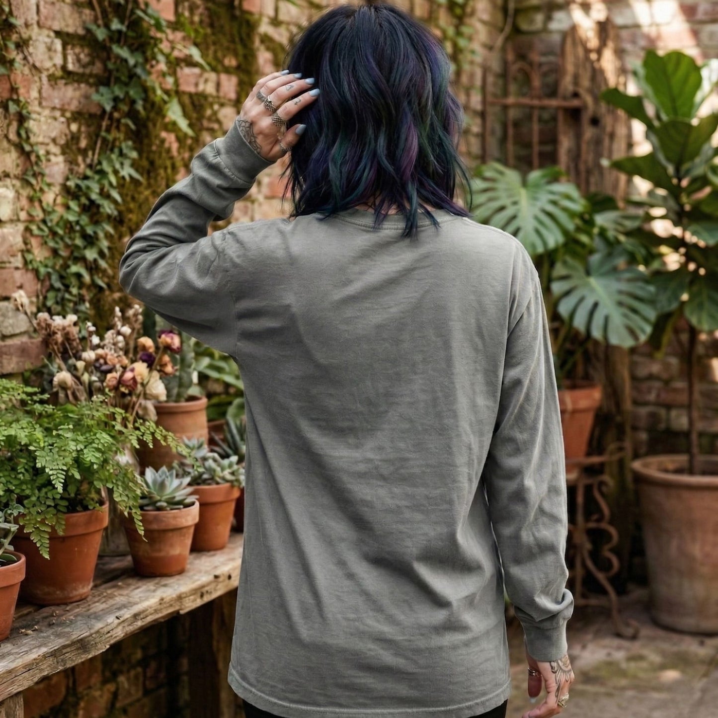 Sleeping Woodland Animals Long Sleeve Tee