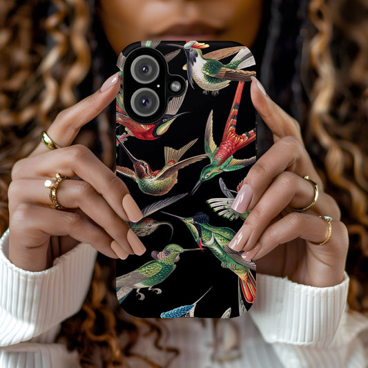 Vintage Hummingbirds Tough Phone Case