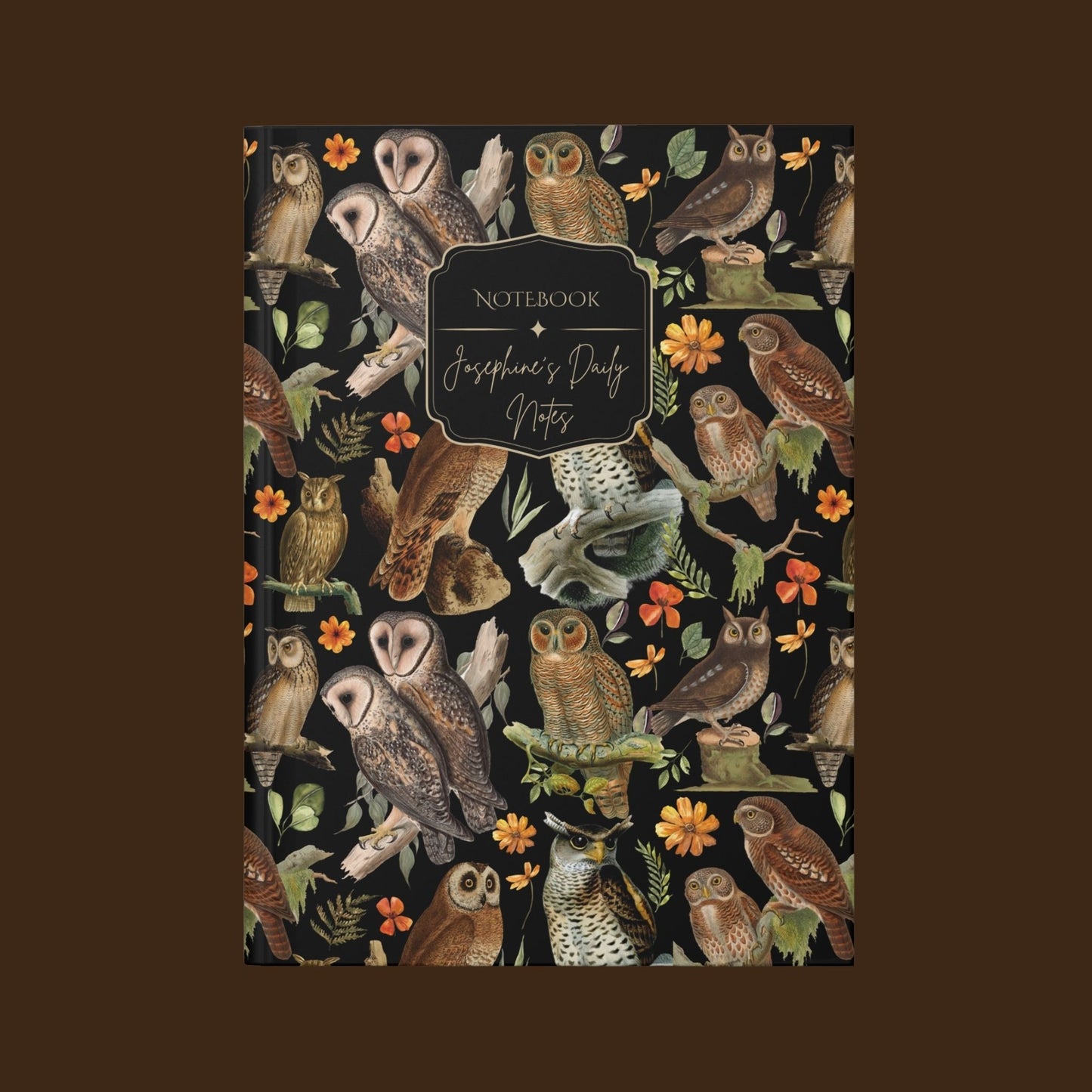 Vintage Barn Owl Journal