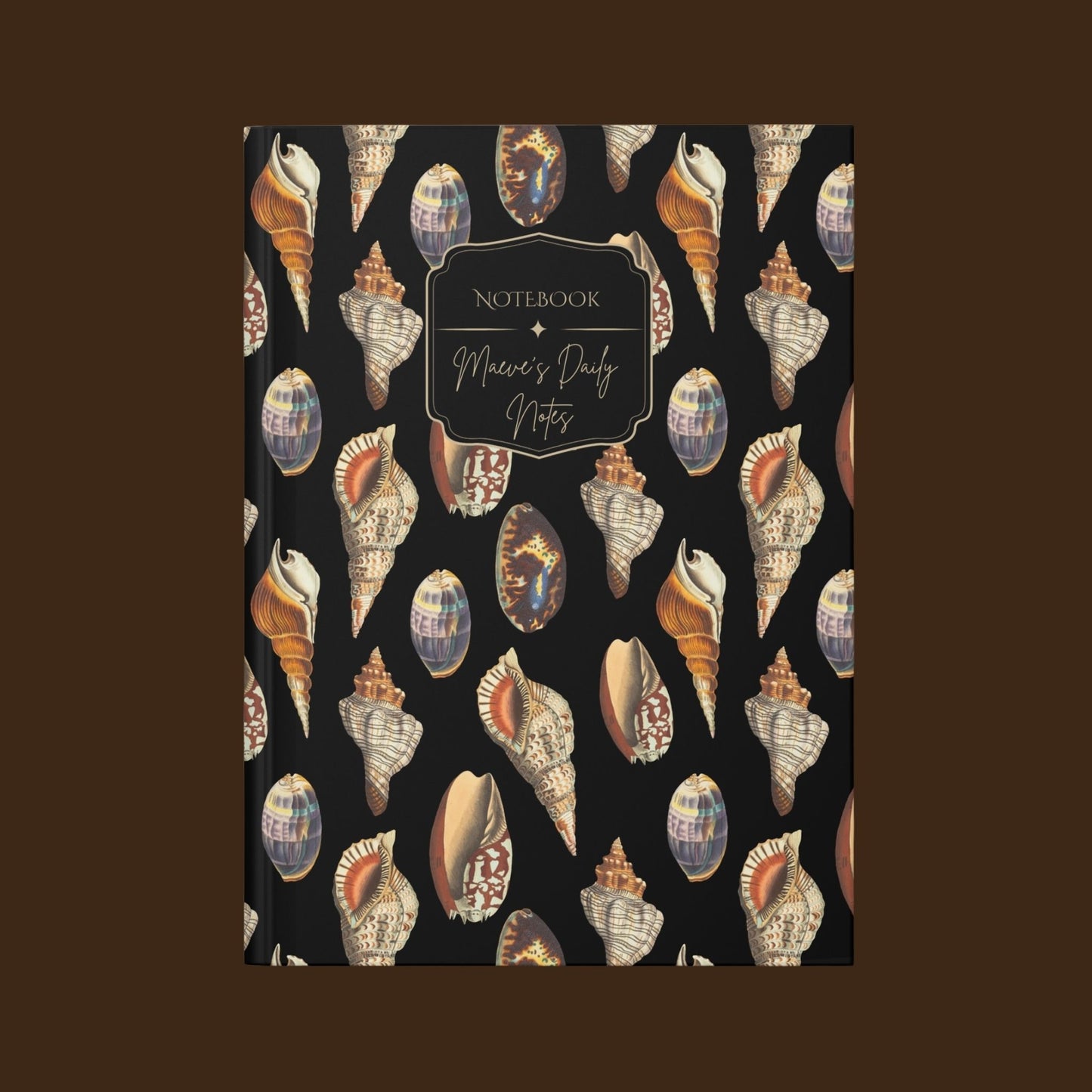 Vintage Shells Hardcover Journal