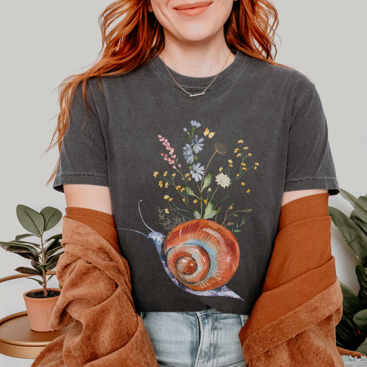 Wildflower Snail TShirt