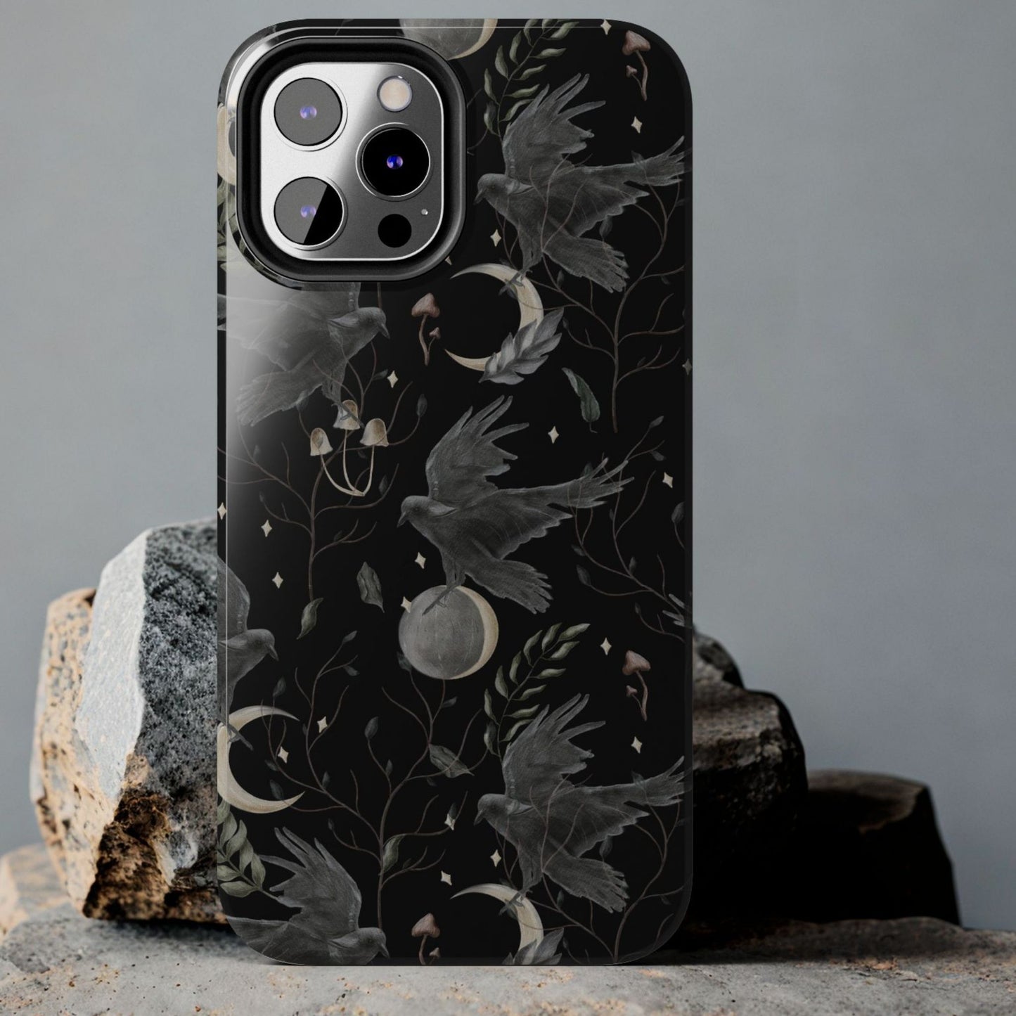 Celestial Raven Protective Phone Case