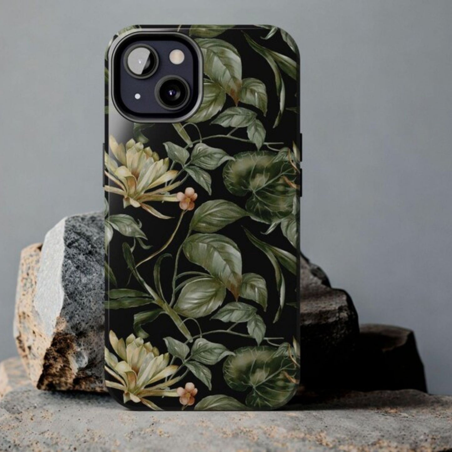Vintage Botanical Green Leaves Phone Case