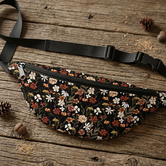 Autumn Fall Wildflower Belt Bag