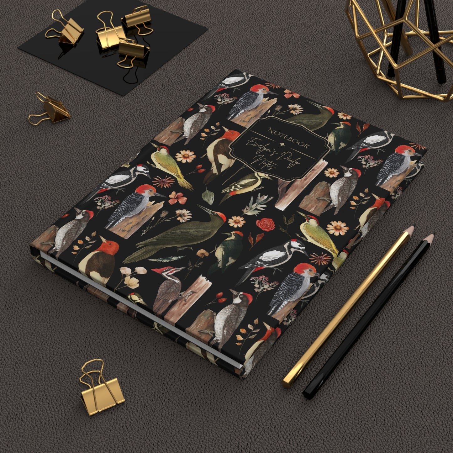 Woodpecker Hardcover Journal
