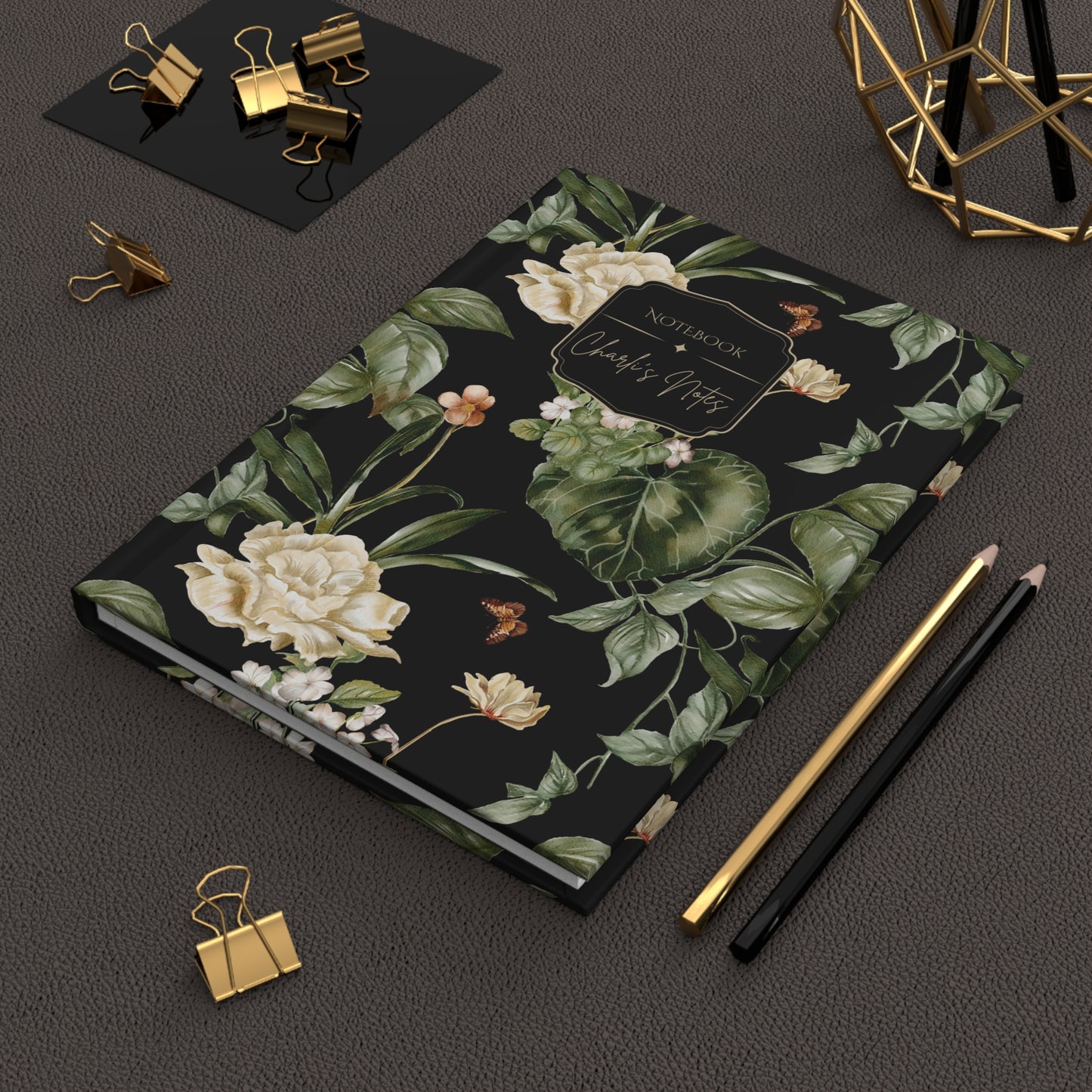 Green Leaves Vintage Botanical Journal