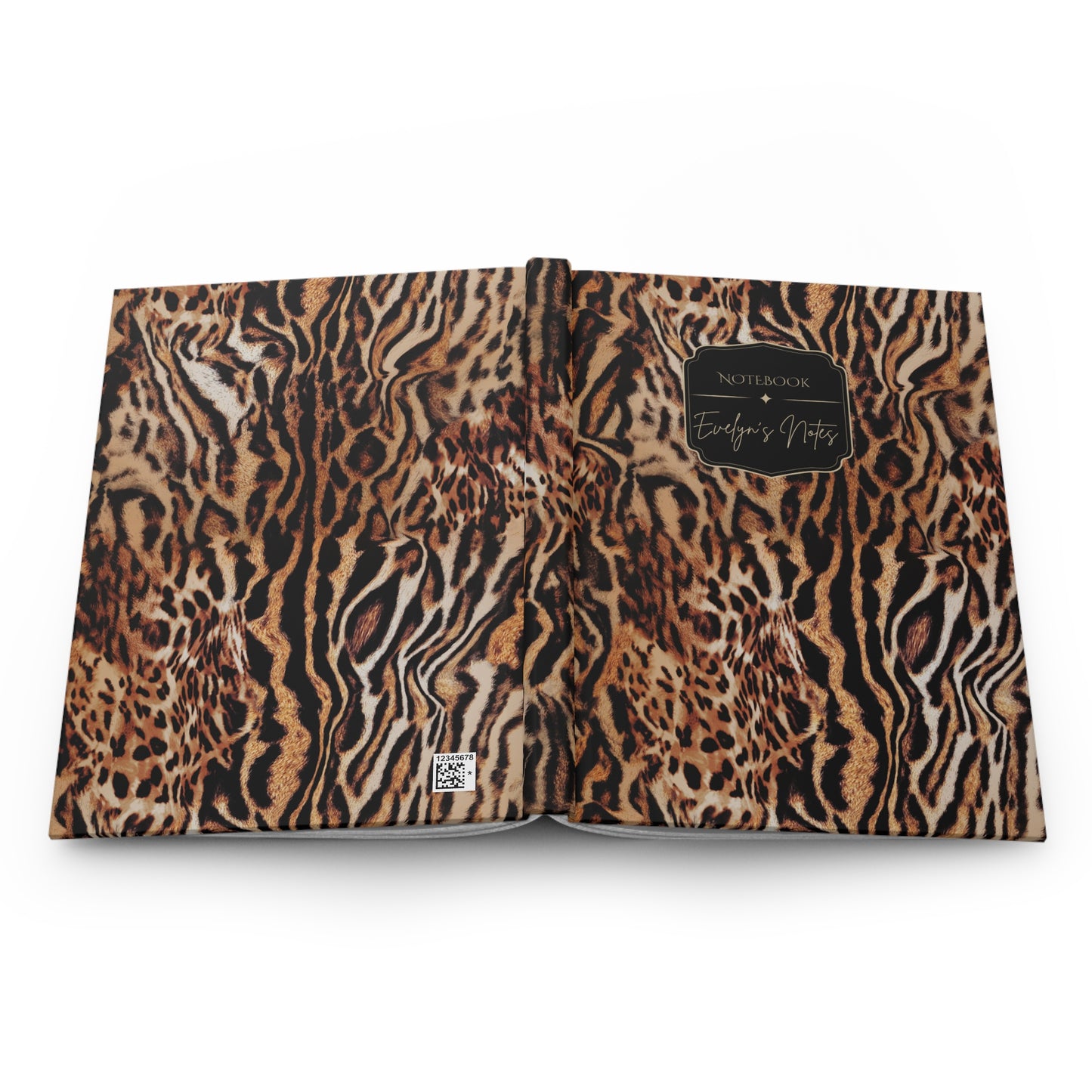 Trendy Leopard Animal Print Personalized Journal