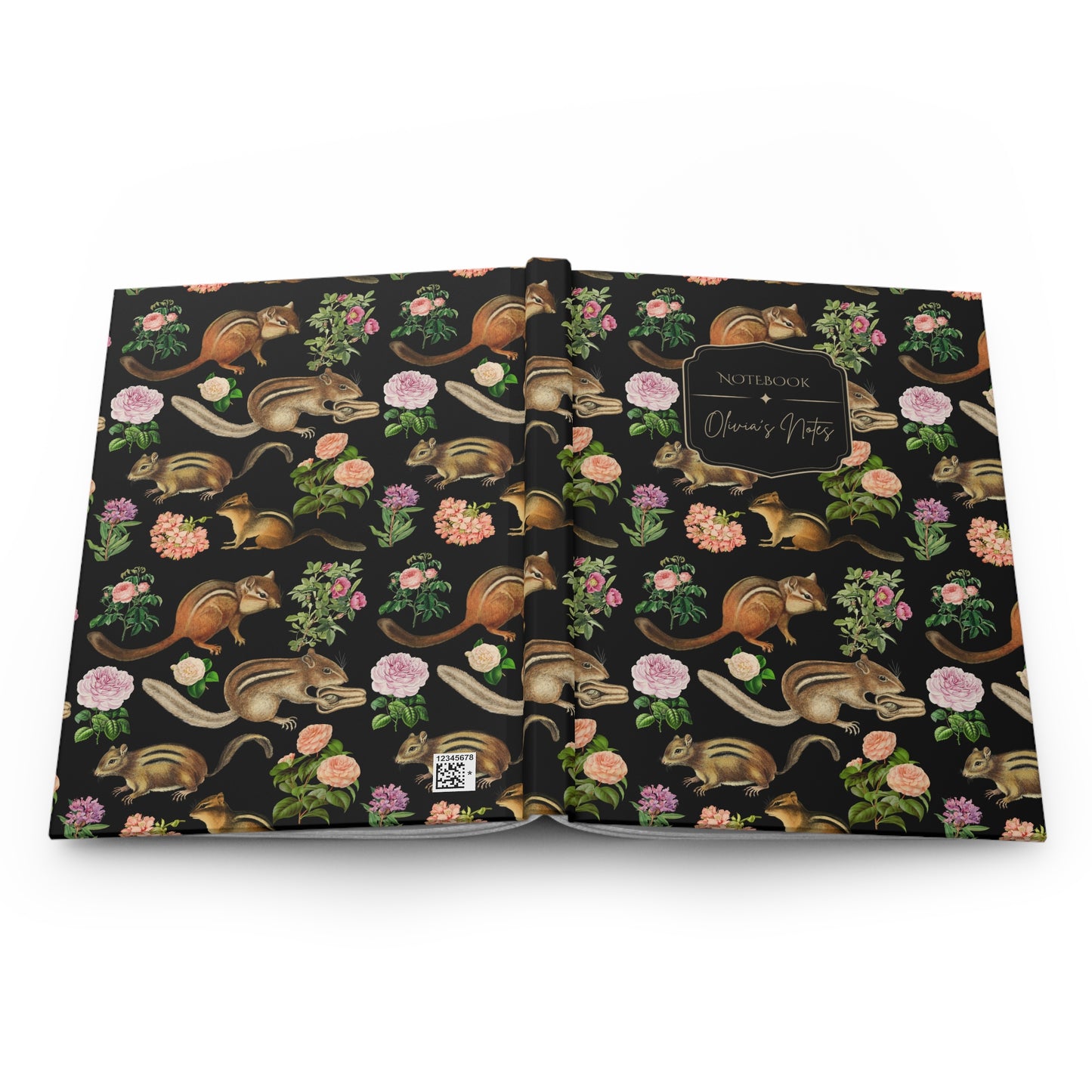 Vintage Woodland Chipmunk Journal