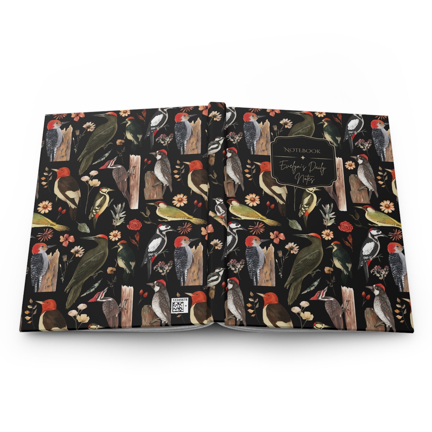 Woodpecker Hardcover Journal