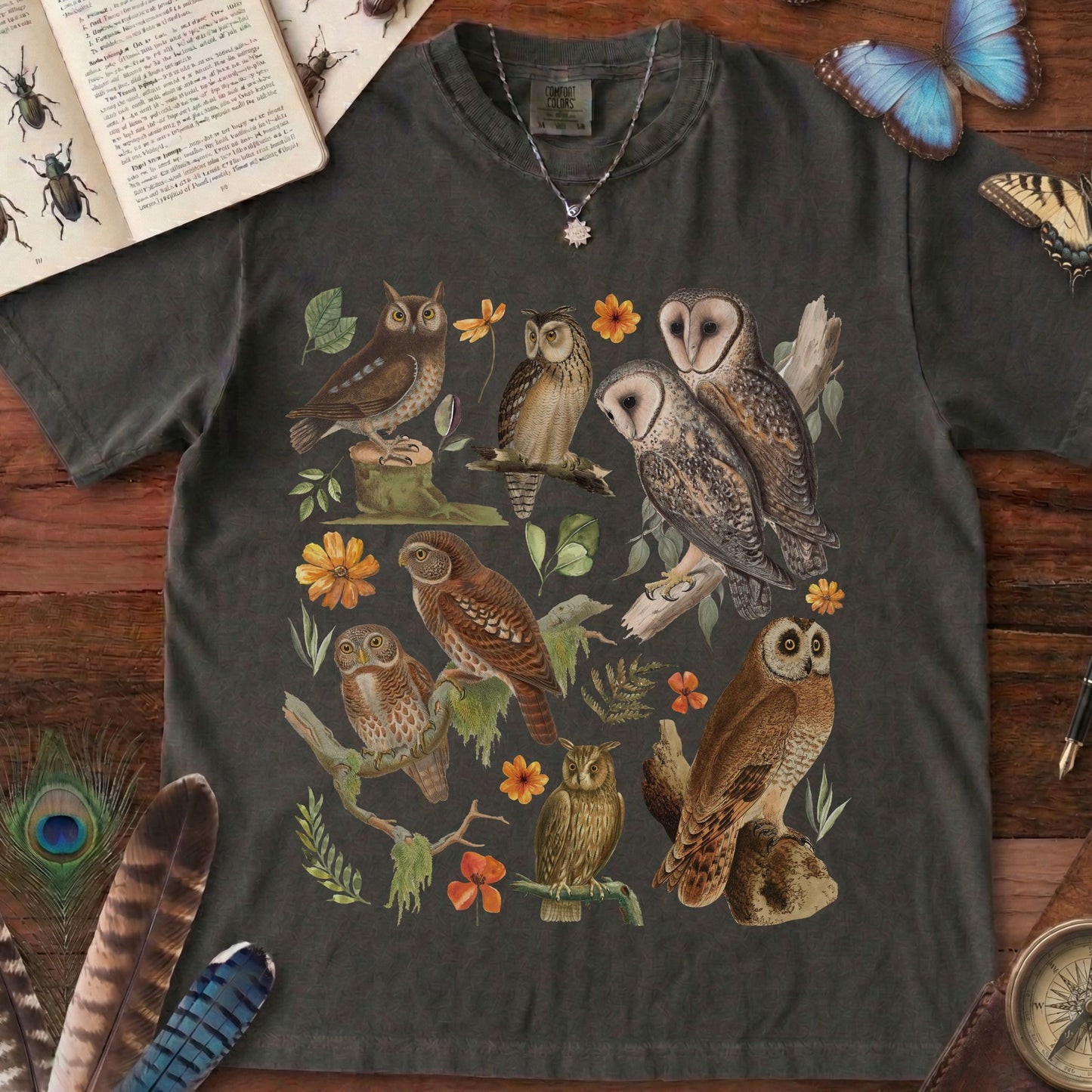 Vintage Barn Owl T-Shirt