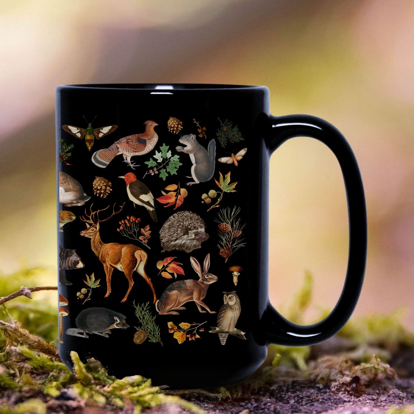 Woodland Animal 15 Ounce Mug