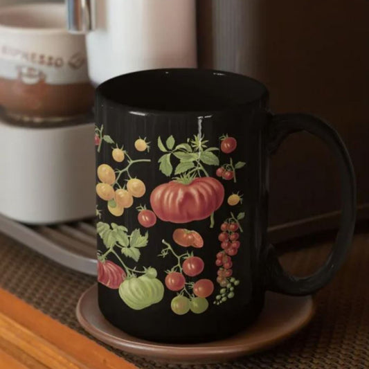 Vintage Tomato Gardening Mug
