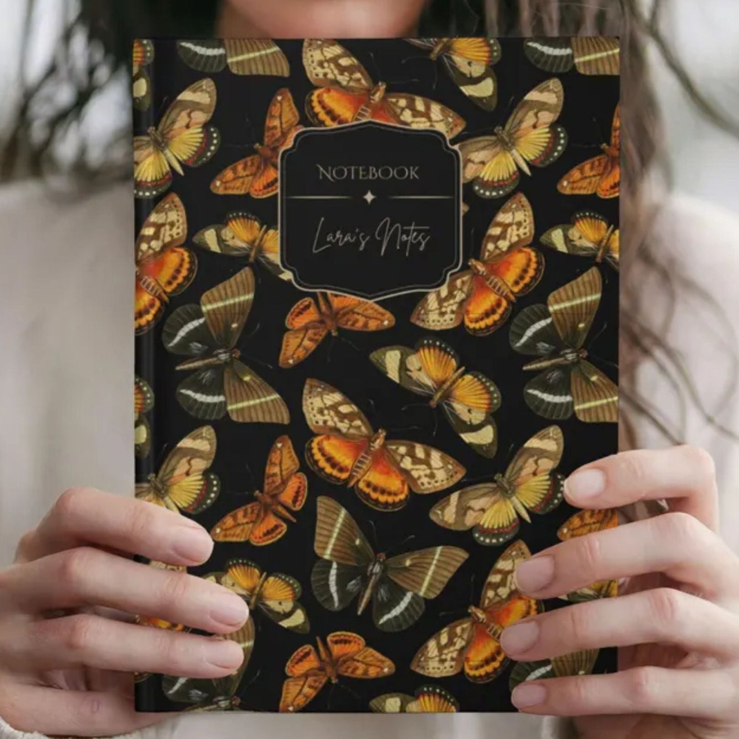 Vintage Butterfly Personalized Journal