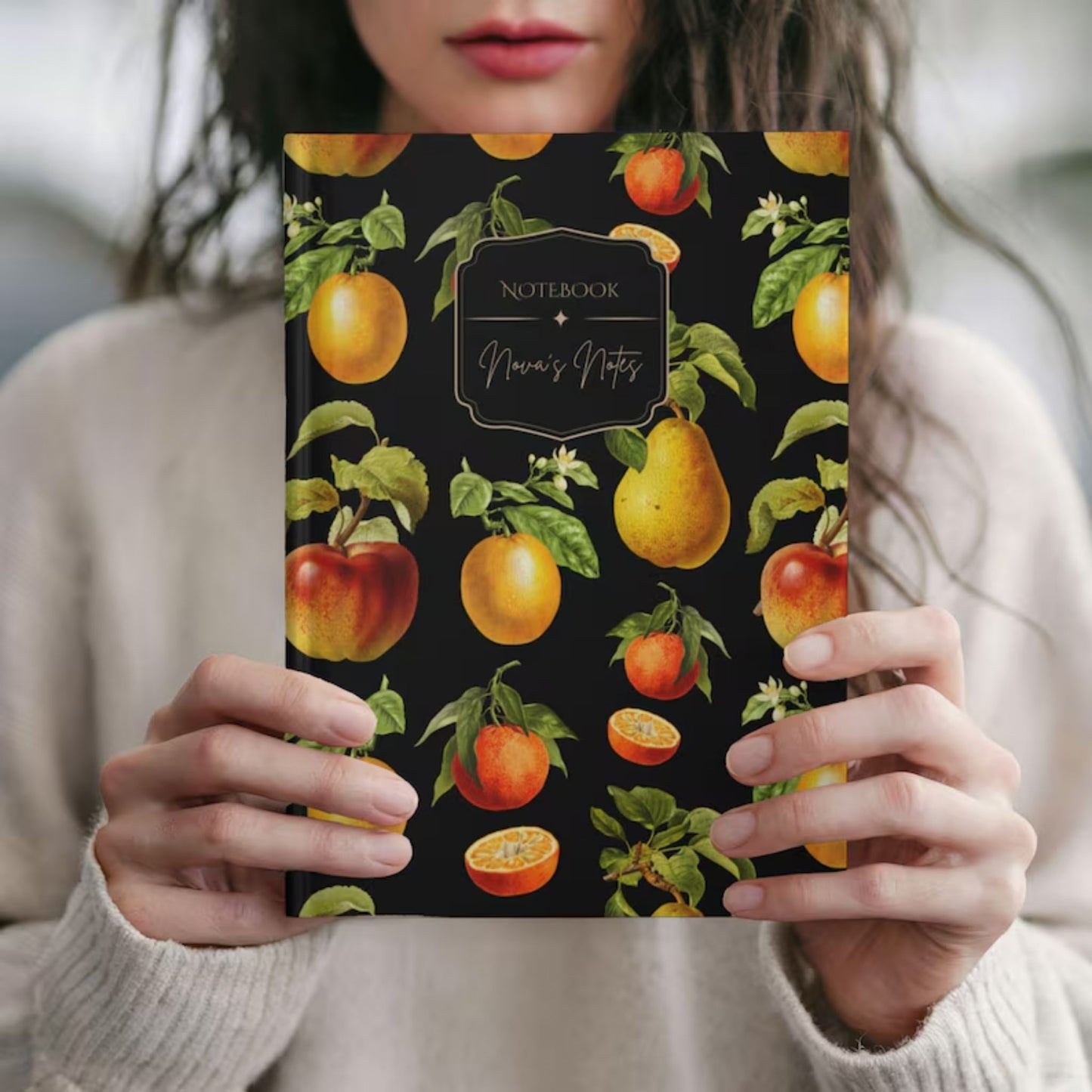 Vintage Citrus Personalized Journal