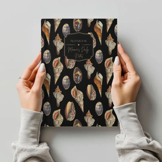 Vintage Shells Hardcover Journal
