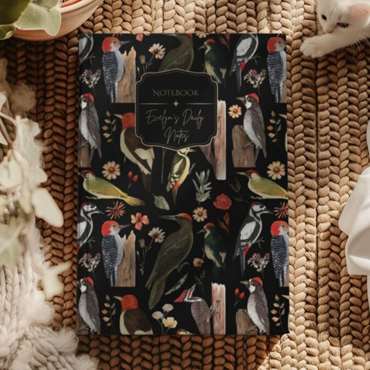 Woodpecker Hardcover Journal