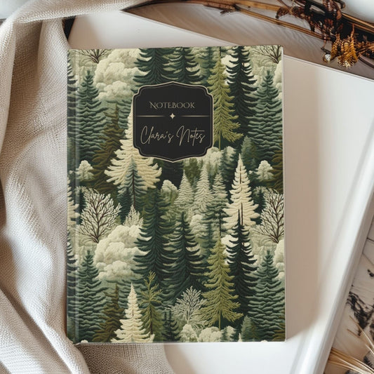 Green Forest Theme Personalized Journal