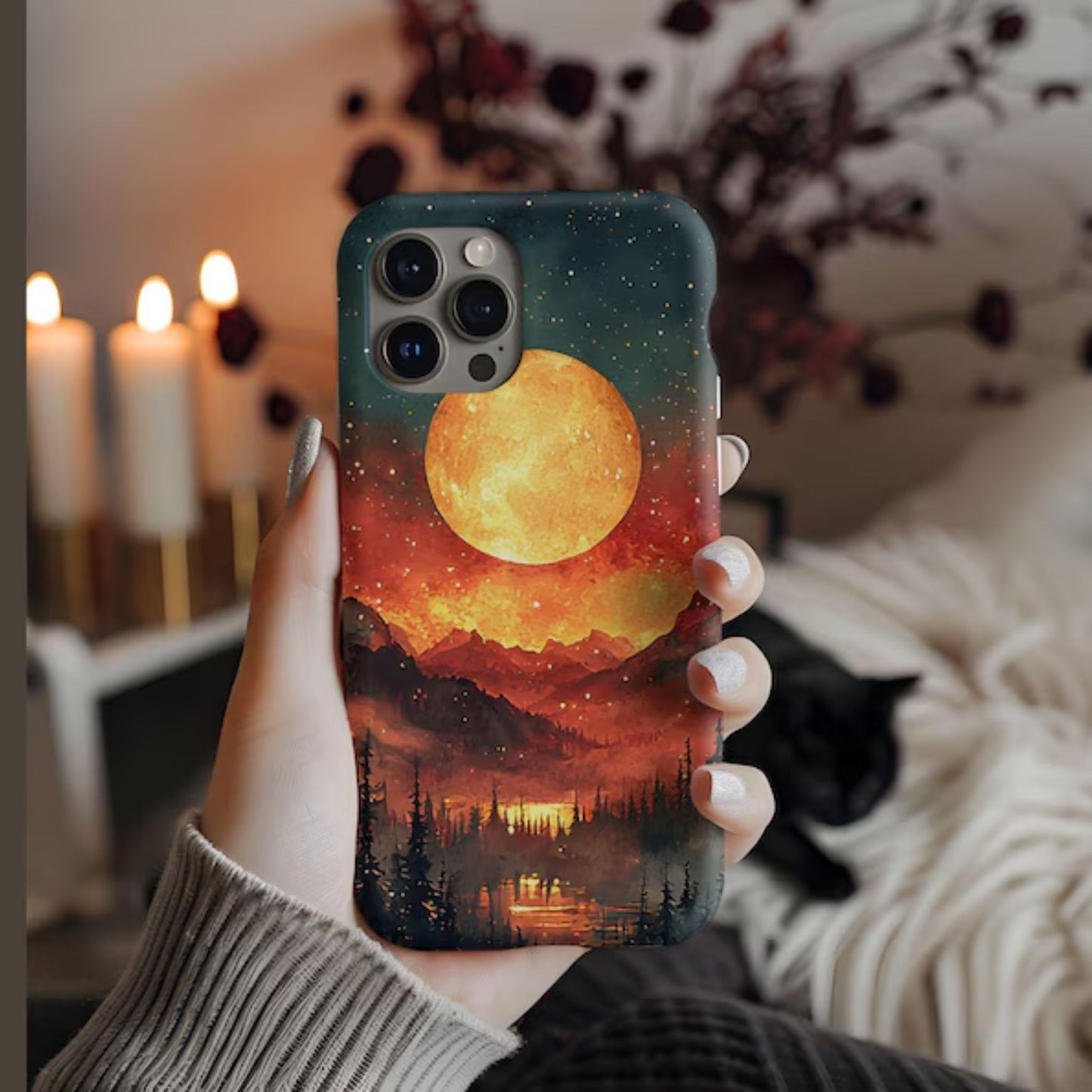 Mountain Sunset Protective Phone Case