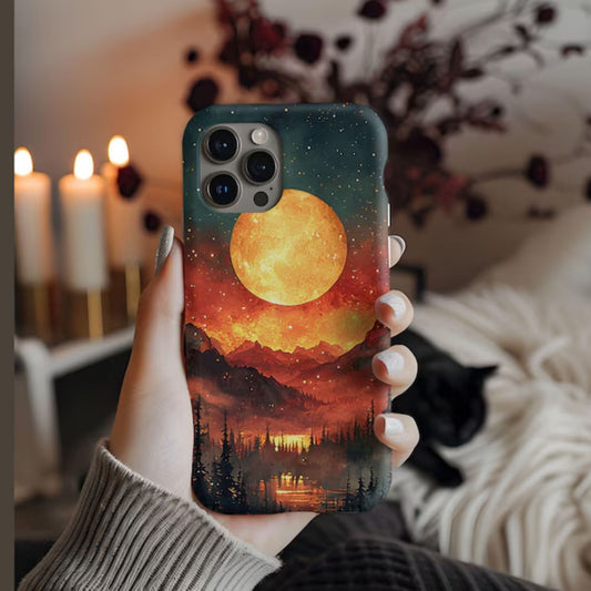 Mountain Sunset Protective Phone Case