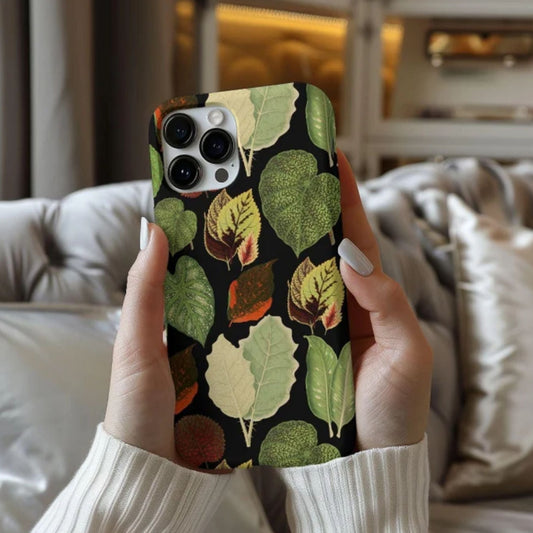 Botanical leaf phonecase