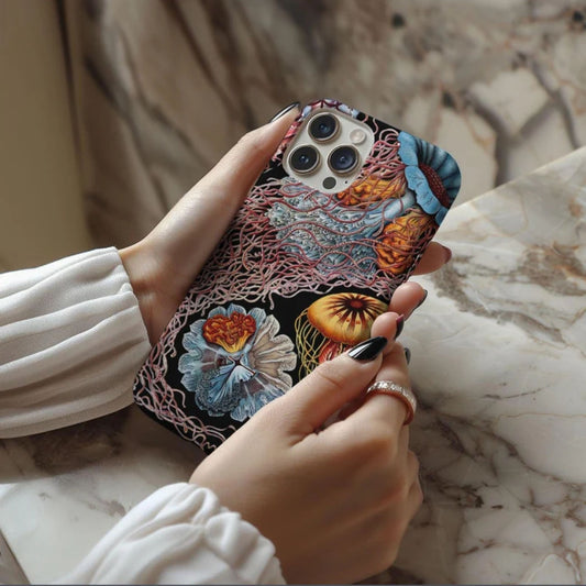 Vintage Jellyfish Protective Phone Case