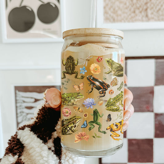 Frog Sipper Glass