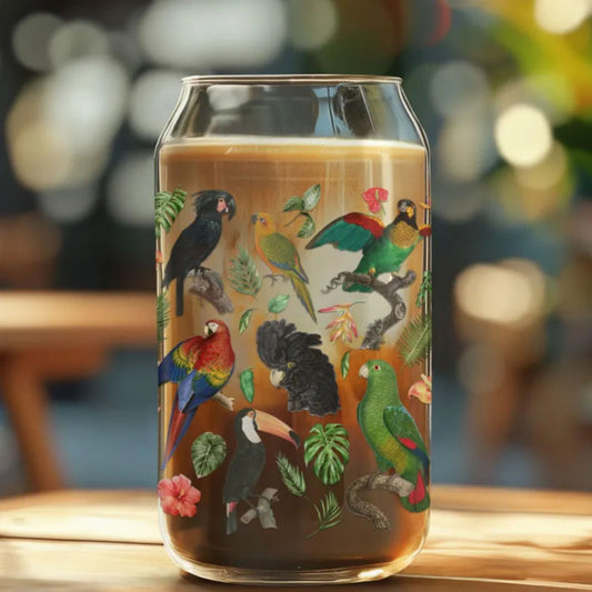 Parrot Sipper Glass