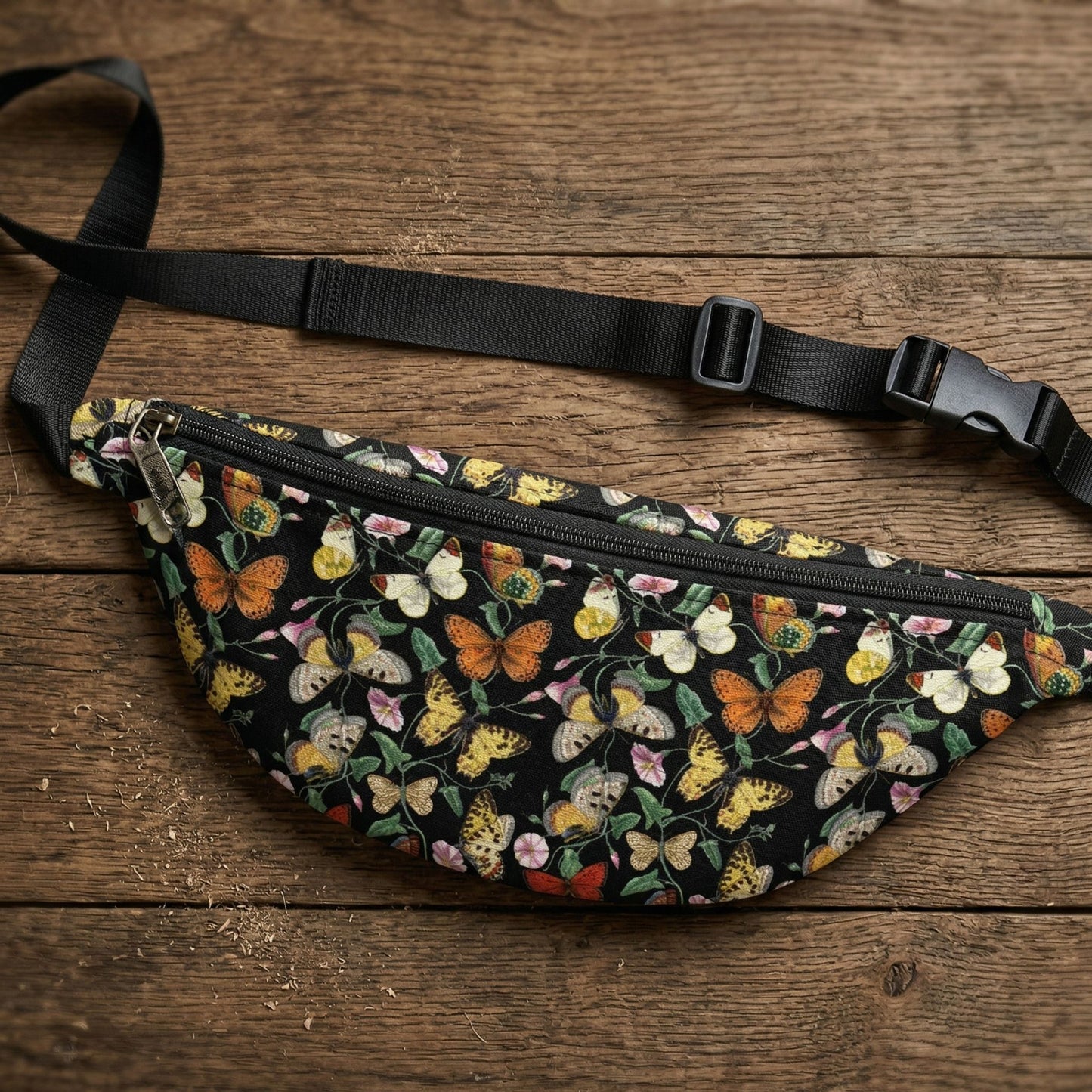 Vintage Butterfly Belt Bag
