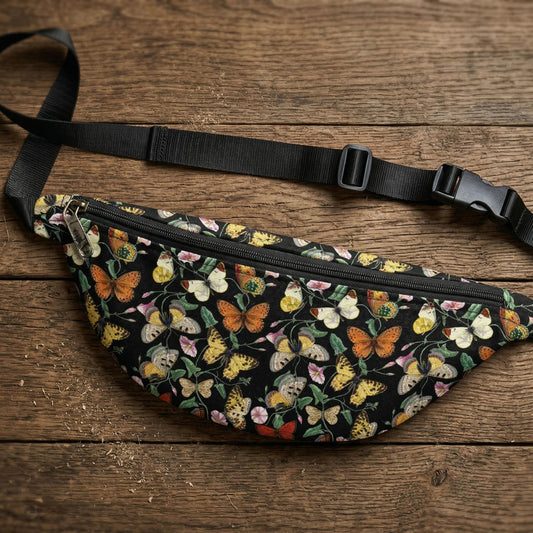 Vintage Butterfly Belt Bag