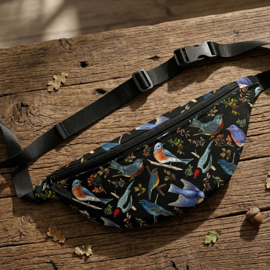 Blue Birds Belt Bag