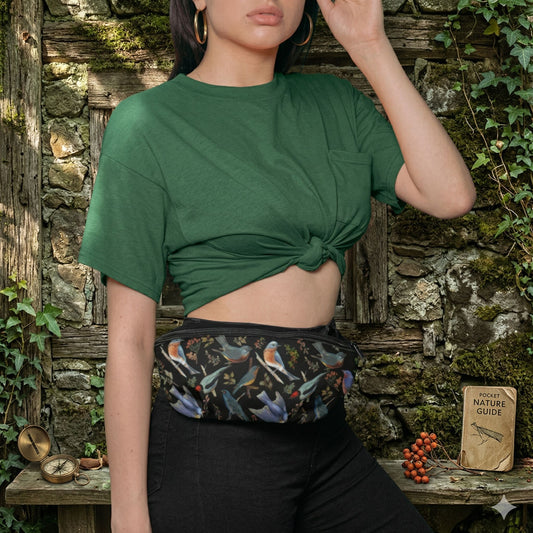 Blue Birds Belt Bag
