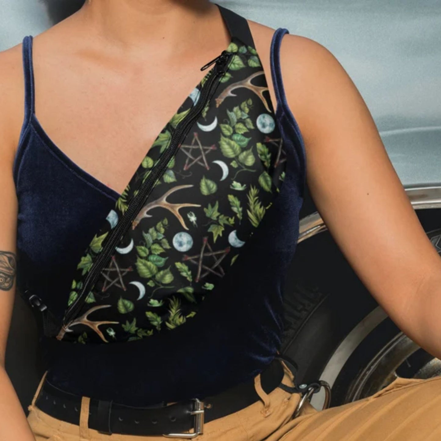 Witchy Botanical Belt Bag