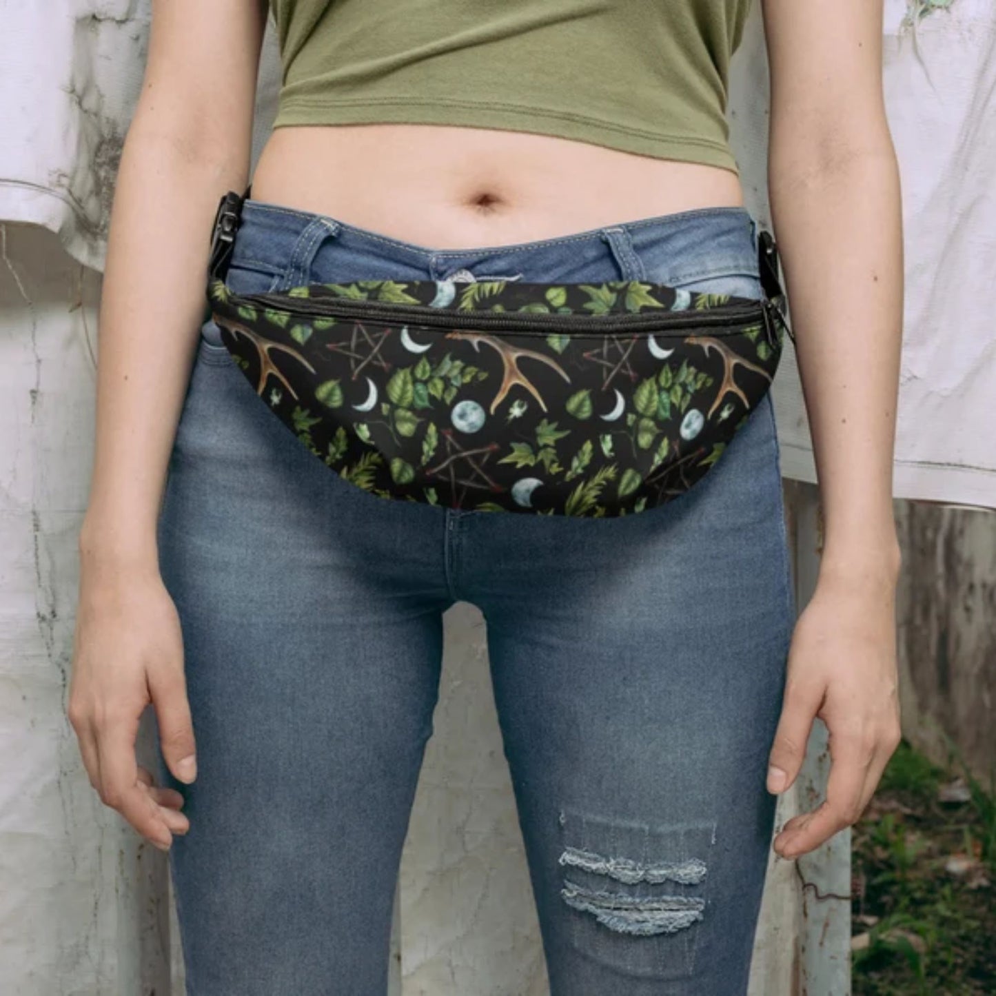 Witchy Botanical Belt Bag