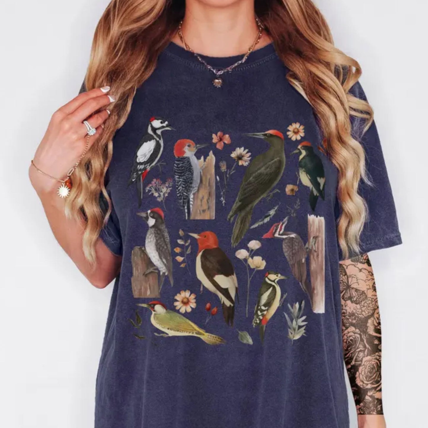 Vintage Woodpecker T-Shirt