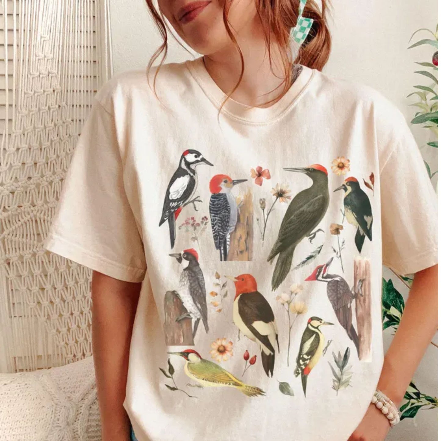 Vintage Woodpecker T-Shirt