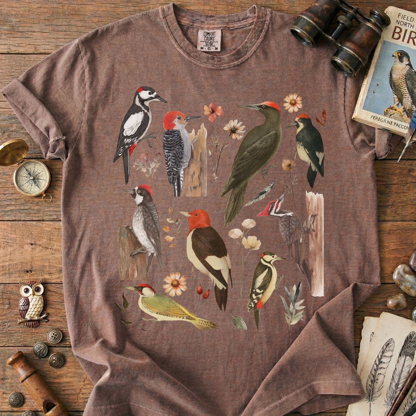 Vintage Woodpecker T-Shirt
