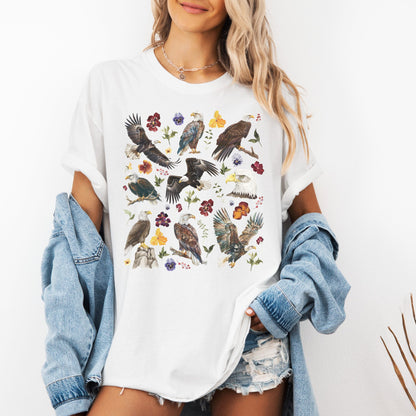 Floral Bald Eagle T-Shirt
